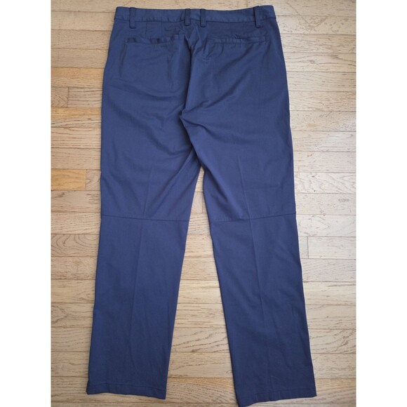 Rhone Commuter Pants Men's 35x30 Navy Blue Performance Stretch Chino COM-171 - Picture 4 of 8
